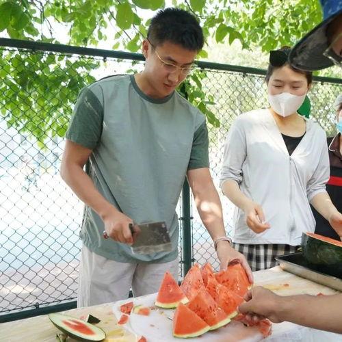 商洛职院教室吃瓜,瓜果飘香里的学习时光